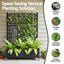 Green Fingers Mobile Planter Box with Trellis, Self Watering Garden Bed & Privacy Screen for Climbing Plants Flowers, Black