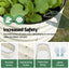 Green Fingers Oval Raised Garden Bed Galvanised Planter Box Rust Resistant 240x60x45cm White