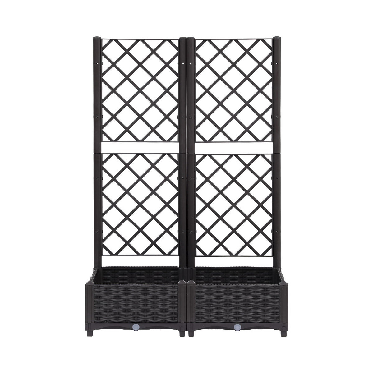 Green Fingers Raised Garden Bed Vertical Planter Self Watering Large Elevated Veggie Box 80x40x122cm