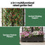 Green Fingers Raised Garden Bed Vertical Planter Self Watering Large Elevated Veggie Box 80x40x122cm