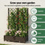 Green Fingers Raised Garden Bed Vertical Planter Self Watering Large Elevated Veggie Box 80x40x122cm