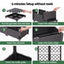 Green Fingers Raised Garden Bed Vertical Planter Self Watering Large Elevated Veggie Box 80x40x122cm
