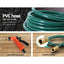 Green Fingers Water Hose Reel 30M Retractable Garden Brass Spray Gun Auto Rewind