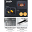 Grillz Portable Gas BBQ Grill 2 Burners with 2 Plates