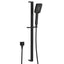 Handheld Shower Head Set 3.1'' High Pressure Black