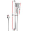 Handheld Shower Head Set 3.1'' High Pressure Silver