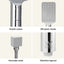 Handheld Shower Head Set 3.1'' High Pressure Silver