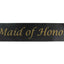 Hens Night Party Bridal Sash Black/Gold - Maid Of Honour
