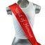 Hens Night Party Bridal Sash Bride Bridesmaid Maid Of Honour Groom Mother Sashes