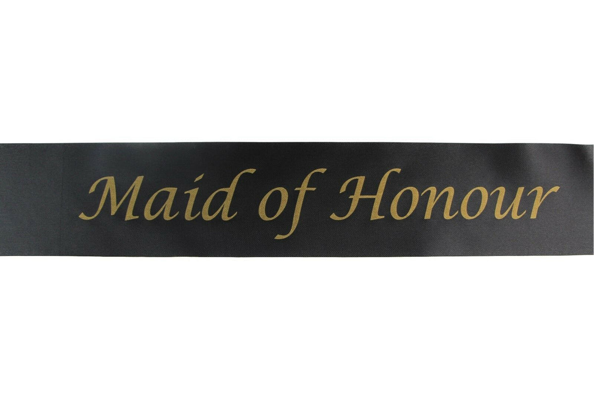 Hens Night Party Bridal Sash Bride Bridesmaid Maid Of Honour Groom Mother Sashes