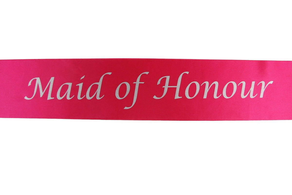 Hens Night Party Bridal Sash Bride Bridesmaid Maid Of Honour Groom Mother Sashes