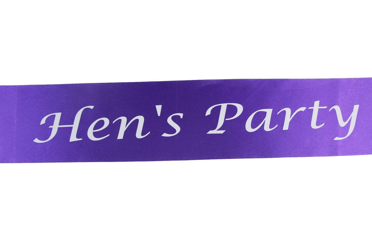 Hens Night Party Bridal Sash Bride Bridesmaid Maid Of Honour Groom Mother Sashes