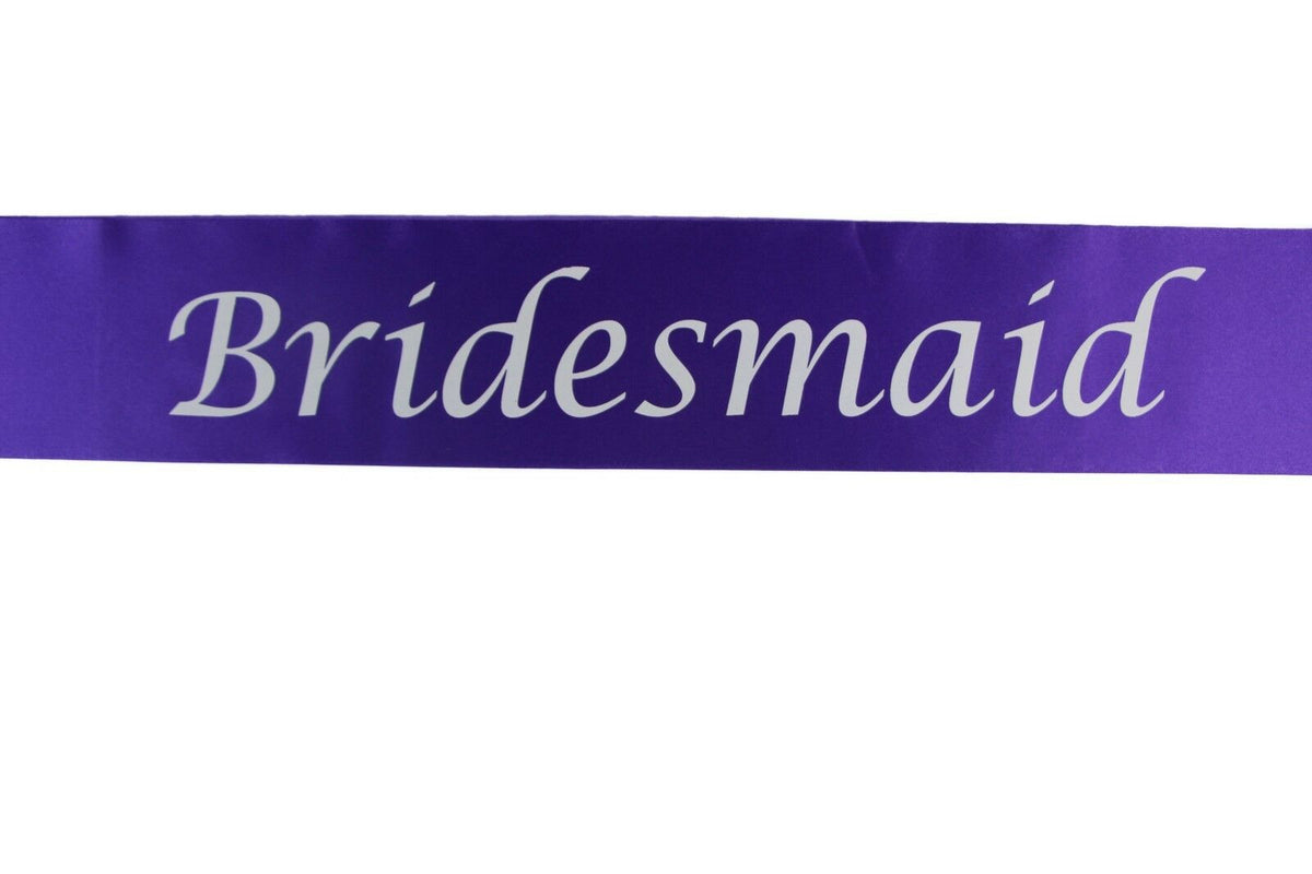 Hens Night Party Bridal Sash Bride Bridesmaid Maid Of Honour Groom Mother Sashes