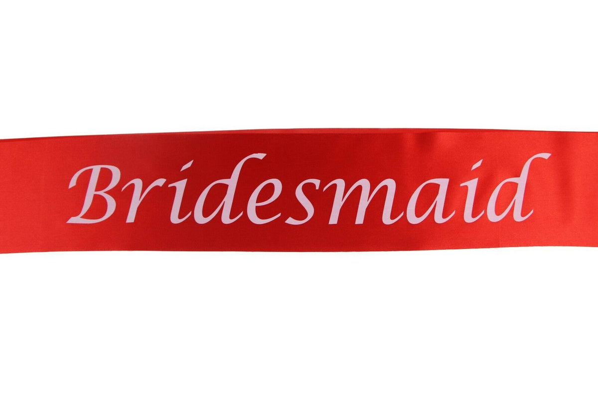Hens Night Party Bridal Sash Bride Bridesmaid Maid Of Honour Groom Mother Sashes