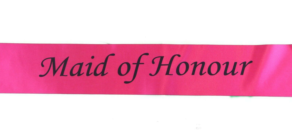 Hens Night Party Bridal Sash Bride Bridesmaid Maid Of Honour Groom Mother Sashes