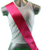 Hens Sash Diamante Crystal Sashes Bridal - Hot Pink