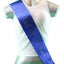 Hens Sash Diamante Diamond Crystal Sashes Bridal Party Black Pink Purple Blue