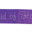 Hens Sash Diamante Diamond Crystal Sashes Bridal Party Black Pink Purple Blue