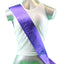 Hens Sash Diamante Diamond Crystal Sashes Bridal Party Black Pink Purple Blue