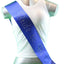 Hens Sash Diamante Diamond Crystal Sashes Bridal Party Black Pink Purple Blue