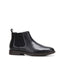 Hush Puppies Hanger Boots Mens Slip On Pull Shoes Leather Black Boot