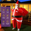 Inflatable Christmas Santa Claus Costume Adult Suit Blow Up Party Fancy Dress Xmas Cosplay