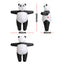 Inflatable Costume Panda Suit Fancy Dress Adult Party Outfit Black One Size