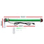 Instahut 230V Folding Arm Awning Replacement Motor with remote 40NM