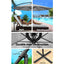 Instahut 3m Outdoor Umbrella Cantilever Beach Garden Patio Grey