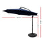 Instahut 3m Outdoor Umbrella w/Base Cantilever Beach Garden Patio Navy