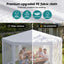 Instahut Gazebo 2x2m Marquee Wedding Party Tent Outdoor Camping Mesh Wall Canopy Shade Gazebos White