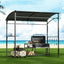 Instahut Gazebo Outdoor BBQ Grill Patio Garden Marquee Shade Shelter Shelf Hooks Grey