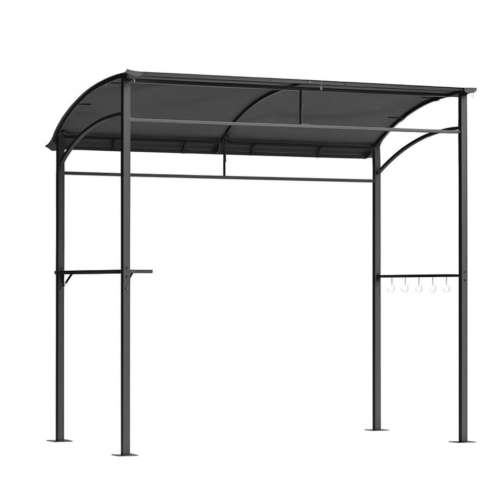 Instahut Gazebo Outdoor BBQ Grill Patio Garden Marquee Shade Shelter Shelf Hooks Grey