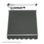 Instahut Motorised Pivot Arm Awning Window Sun Shade 1.5 X 2.1M Grey