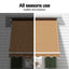 Instahut Motorised Pivot Arm Awning Window Sun Shade 2.1 X 2.1M Beige