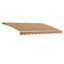 Instahut Retractable Folding Arm Awning Motorised Remoter Sunshade 2.5Mx2M Beige