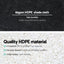 Instahut Shade Cloth Sun Shade Fabric Patio UV Resistant Black 10x2m