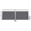 Instahut Side Awning Sun Shade Outdoor Retractable Privacy Screen 1.8MX6M Grey