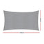 Instahut Sun Shade Sail Shadecloth Canopy Rectangle 280gsm 4x7m