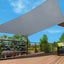Instahut Sun Shade Sail Shadecloth Canopy Rectangle 280gsm 4x7m