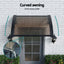Instahut Window Awning Drainage 0.6mx0.6m Outdoor Brown