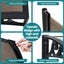 Instahut Window Awning Drainage 0.6mx0.6m Outdoor Brown