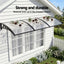 Instahut Window Door Awning 0.8mx3m Transparent