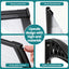 Instahut Window Door Awning 0.8mx3m Transparent