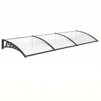 Instahut Window Door Awning 0.8mx3m Transparent