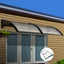 Instahut Window Door Awning 1mx2.4m Transparent