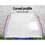 Instahut Window Door Awning Canopy 1.5mx4m Transparent Sheet Grey Plastic Frame