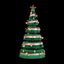 Jingle Jollys 111cm Christmas Tree Decoration with Lights Foldable Paper Tree