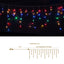 Jingle Jollys 12.5M Solar Christmas Lights Icicle String Light Multi Colour