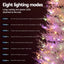 Jingle Jollys 1.8M LED Christmas Tree 8 Modes Adjustable Multi Color Light Snowy